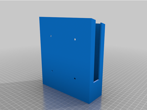 customized power brick mounting bracket 3d print model - Mito3D
