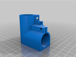 personalizado conduíte tubo Doohickey 90 grau conector 3d print model - Mito3D