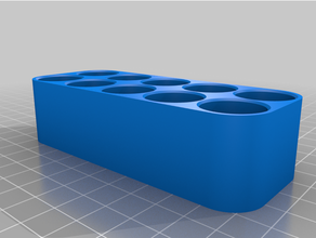 customized 18650 battery holder 3d print model - Mito3D