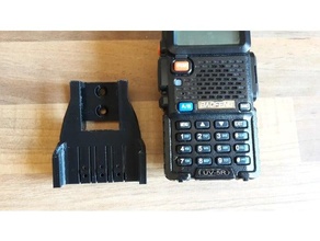 uv-5r wall mount charger mini remix amateur radio baofeng charging dock uv5r 3d print model - Mito3D