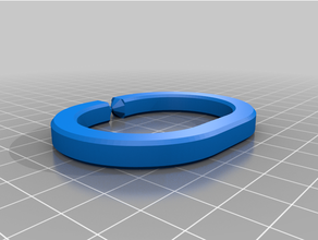 customized key ring 3d print model - Mito3D