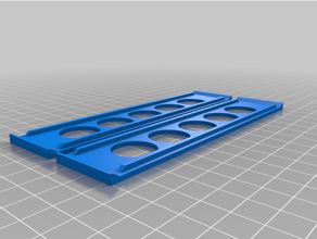 centrífuga tubo prateleira travessa prateleiras personalizado 3d print model - Mito3D