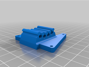 Base dual lock gießen Sarg 3d print model - Mito3D
