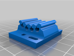 Base dual lock gießen spritzen 3d print model - Mito3D