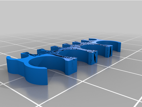 personalizzabile cavo pettine non symmetric 3d print model - Mito3D