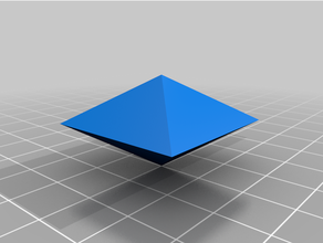 tetragonal Dipyramide Kristall Kristallographie Kristalle 3d print model - Mito3D