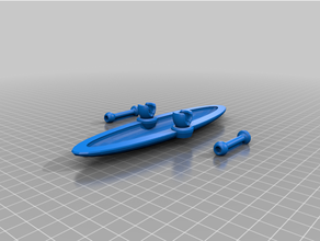 canoa 3d print model - Mito3D