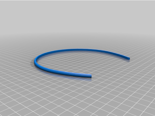 customized hair band 3D print model - Mito3D