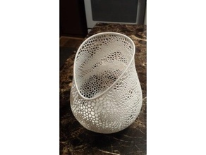 voronoi vaso lampada paralume modello 3d print model - Mito3D