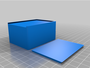 personnalisé paramétrique arrondi glissement boîte 3d print model - Mito3D