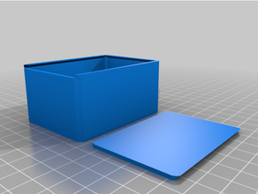angepasst parametrisch gerundet gleiten Box 3d print model - Mito3D