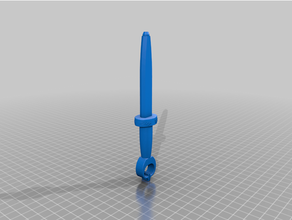 loki's daga bolígrafo bic loki Thor 3d print model - Mito3D