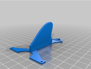 baby hawk pro 25 shark fin fpv 3d print model - Mito3D