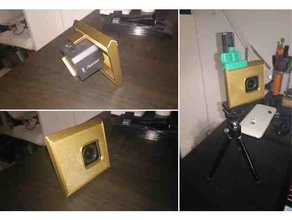 Universal Kameras Stativ montieren m6 Nuss Adapter hama Jakejake Telefon Runcam runcam5 3d print model - Mito3D