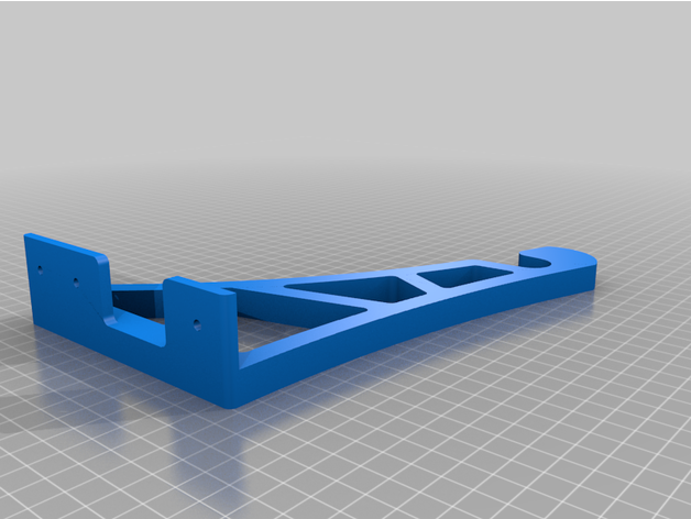 wall mounted filament rack 3D print model - Mito3D