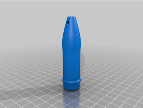 20mm japanese type 99 20x72rb he-t projectile 3d print model - Mito3D