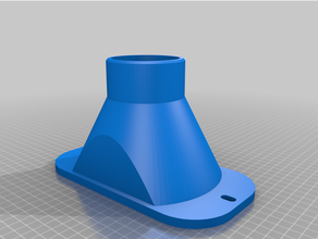 k40 laser exhaust vent - 3 inches 3d print model - Mito3D