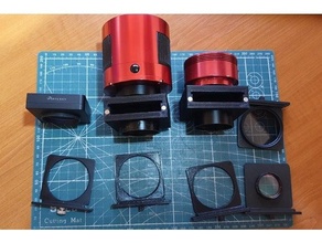 t2 filtrar cambiador artesky compatible astronomía telescopio astrofotografía zwo 3d print model - Mito3D