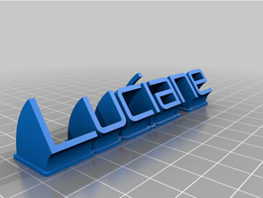 luciane- letreiro customized 3d print model - Mito3D