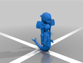 oceana medabot anime cartoon medabots medarot medarots mermay mermay2020 nostalgia robot robotgirl videogames 3d print model - Mito3D