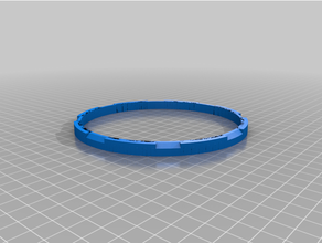 luminária anel suporte 3d print model - Mito3D
