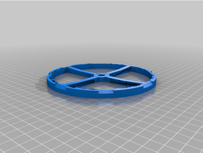 luminária anel harpa remate 3d print model - Mito3D