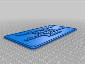 Schild clube adiante personalizado 3d print model - Mito3D