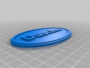 schild dusche personalizado 3d print model - Mito3D