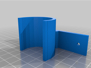james hoover wall storage 3d print model - Mito3D