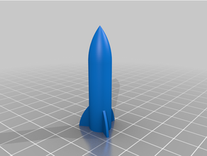 petardo cohete lanzacohetes 3d print model - Mito3D