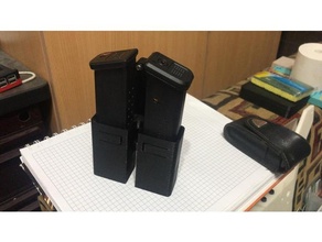 glock 17 rivista sacchetto difficile 3d print model - Mito3D