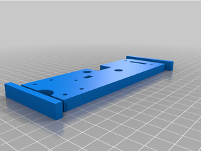 rear baseplate anet a8 3d print model - Mito3D