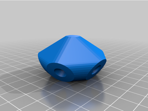 customized icosahedron connectors 3d print model - Mito3D