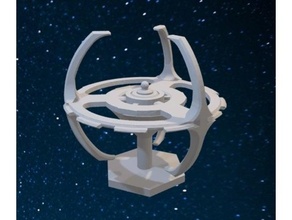 star trek cardassian ds9 outpost catan pieces startrek 3d print model - Mito3D