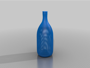 Favo bottiglia 3d print model - Mito3D