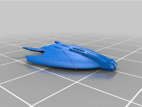 étoile randonnée cardassien rabol classe navire Star Trek 3d print model - Mito3D