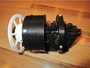 bidirectional brake capstan pulley 3d print model - Mito3D