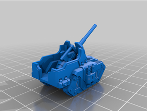 minuscolo serbatoio classico artiglieria 3d print model - Mito3D
