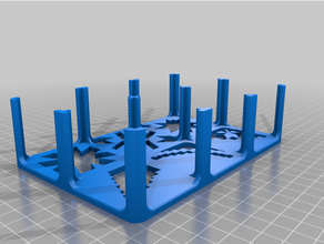 colcha quadra telha suporte jogo tabuleiro jogos organizador borda quiltshow 3d print model - Mito3D