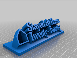 stayed 2020 customized sweeping 2-line 3d print model - Mito3D