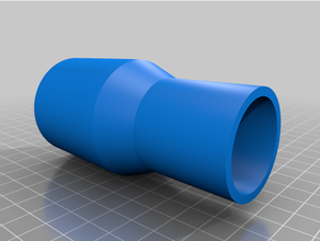 customized vacuum adapter 2 3d print model - Mito3D