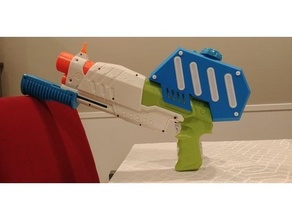 nerf super Soaker tanque blaster legal crianças brinquedo mod arma Nerf fogo remixar Agua espalhar sommer 3d print model - Mito3D