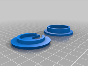 device shelf wire grommets customized 3d print model - Mito3D