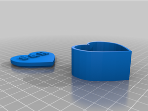 jewellery heart box gift love 3d print model - Mito3D