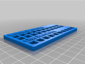 shadowrun ammo counters - flat remix board game 3d print model - Mito3D