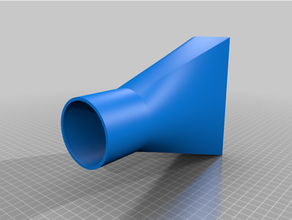 wide mouth vacuum dust colletor 3d print model - Mito3D