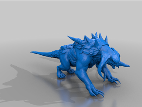 titan god beasts - dnd monster animals tm animal aos beast whfb 3d print model - Mito3D
