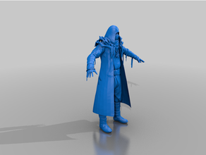 guerrero bosque dnd personaje tm aos whfb 3d print model - Mito3D