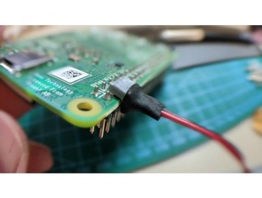 raspberry pi power pin clip diy electronics 3d print model - Mito3D