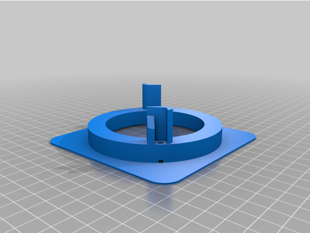 steinel multisensore montaggio adattatore cavità parete 3D print model - Mito3D